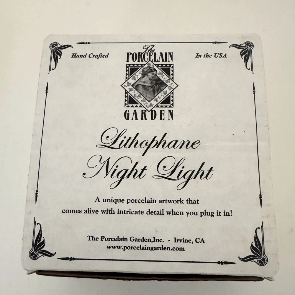 Lithophane Night Light - “First Kiss” angels